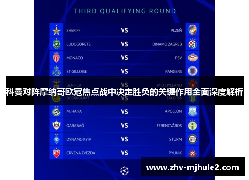 科曼对阵摩纳哥欧冠焦点战中决定胜负的关键作用全面深度解析 科曼对阵摩纳哥欧冠焦点战中决定胜负的关键作用全面深度解析